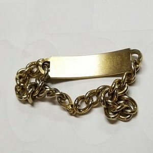 Gold plated bracelet 14k